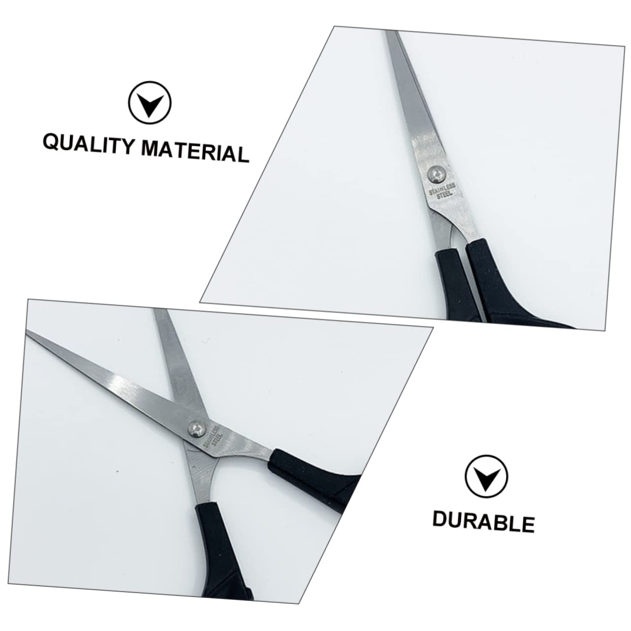 VICASKY 1Pc Stainless Steel Hairdressing Scissors for Home Salon Use Durable Hair Cutting Shears for All Hair for Barbers Beginners