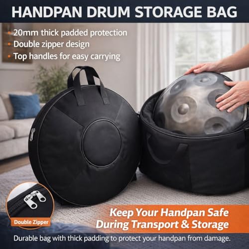 Hang Drum 432Hz Handpan 10 Notas D Kurd Escala Deep Purple miniatura 4