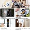 YisTech Caregiver Pager Door Alarms for Dementia Patients/Kids Safety/Home Security,Wireless Door Alarm Sensor for Elderly/Business/Home/Store (Three Sensor Two Receiver)