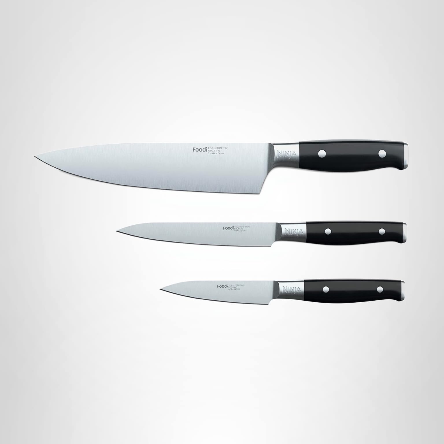 Amazon.com: Ninja K32003 Foodi NeverDull System 3-Piece Chef Knife