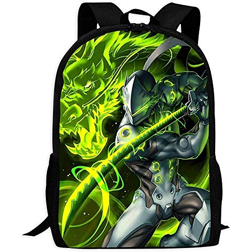 Shooting Game ve RW at ch Pattern School Backpack Cartoon Japanese Anime Style Mochila