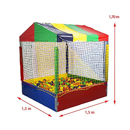 Piscina de Bolinha Canguri de 1,5m x 1,5m Sem Bolinhas