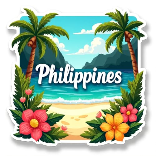 Image of Naxon Philippines Country Theme Souvenir Wooden Refrigerator Stylish Fridge Magnet - Fridge Decoration Magnet for Kitchen & Home Decor | Perfect Souvenir Gift | Size 3x3 Inches | Pack of 1