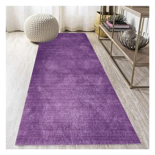 Siunwdiy Violet Tapis Cuisine Devant evier Tapis de Couloir 40X120CM Lavable antiderapant Long Absorbant Moderne Motifs Abstrait pour Salon, Chambre, Les...