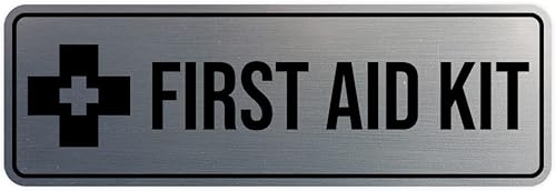 Miniatura 9 de Letrero de botiquín de primeros auxilios estándar (rojo) -