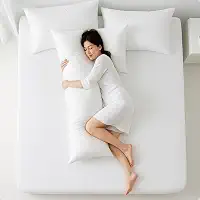 Travesseiro de Corpo 1,30m x 40cm Body Pillow de Abraçar Premium com Zíper Antialérgico