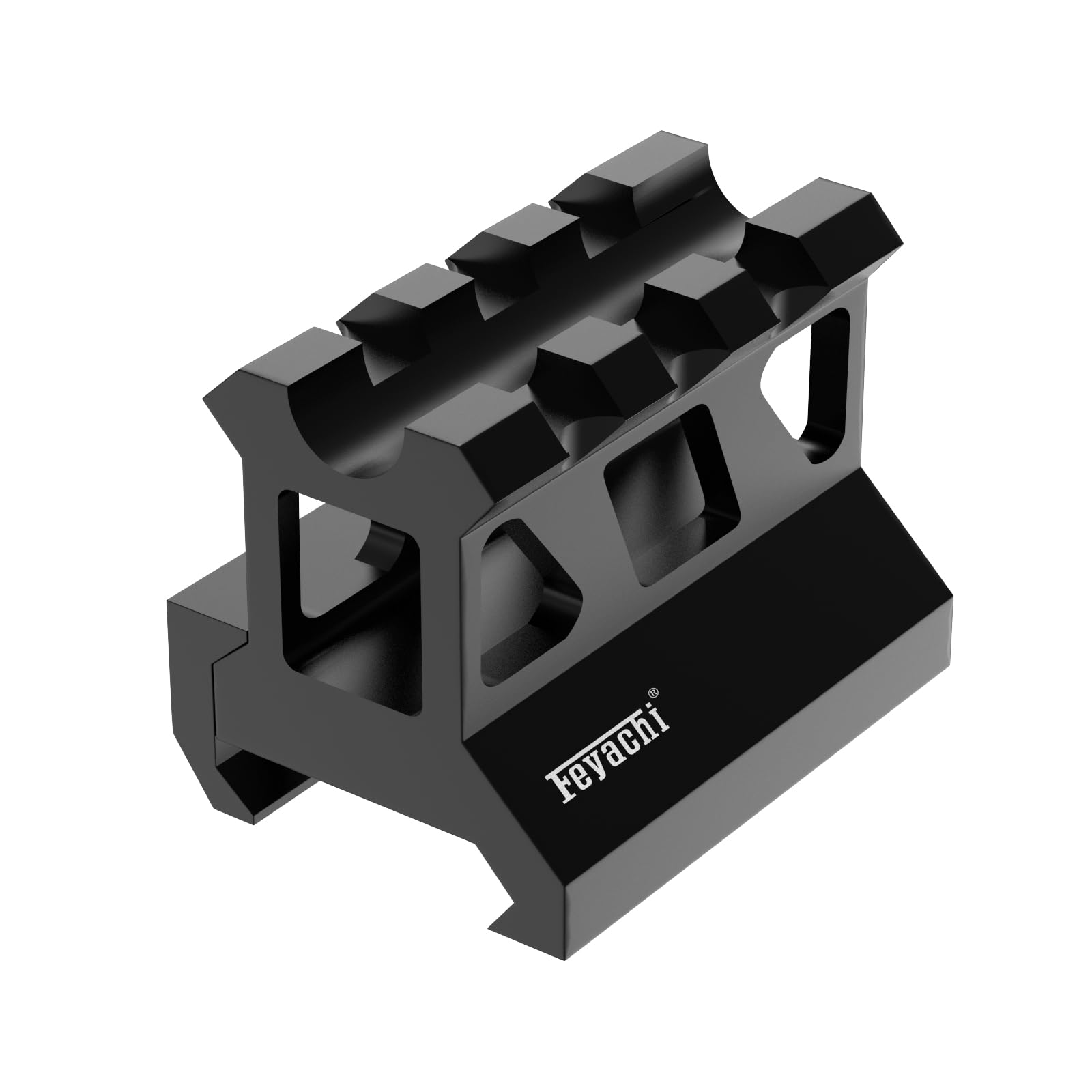 Feyachi 1 Pulgada Riser Mount, Picatinny Riser Mount para Red Dot Sights, Riflescopes, y Ópticas Sólo para Actividades Deportivas
