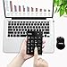 Numeric Keypad & Mouse Combo, Cateck 2.4G 19 Keys Wireless Mini USB Number Pad Keyboard and Mouse Combo with USB Receiver for Laptop Desktop PC Notebook- Just One USB Receiver
