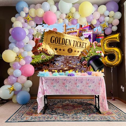 HANYING fondo para fiesta 10x7ft con cuerda de colgar miniatura 3