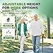 BigAlex Lightweight Walking Cane, Soft Offset Handle for Seniors, Adjustable Collapsible Portable Stick for Women & Men, Mobility Aid for Elderly Adults, Folding Cane Provides Stability & Balance