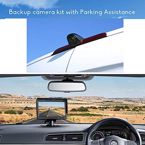 HD 720p dakrand parkeerhulp achteruitrijcamera geïntegreerd in 3. Remlicht camera voor MB W906 Sprinter Transporter VW… - Image 8