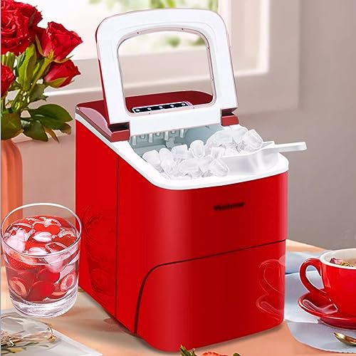 Máquina para hacer hielo portátil 33 lbs en 24 h miniatura 7