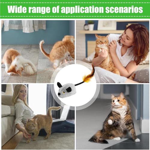 Jouet électrique pour chat : peluche automatisée avec télécommande - 6