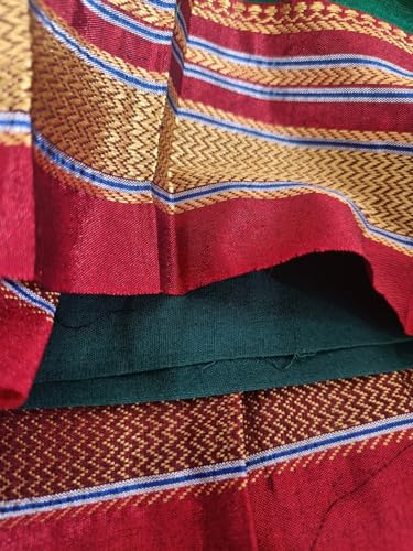 Girl's New Traditional Ethnic Wear Cotton Plain Irkal Sleeves Freel Frock3