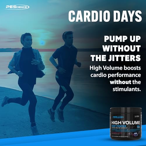 Image of PEScience High Volume Stim-Free Pre Workout, Nitric Oxide Booster with L-Citrulline & L-Arginine Nitrate, Non-Stim Preworkout for Men and Women - 36 Scoops, Sour Green Apple