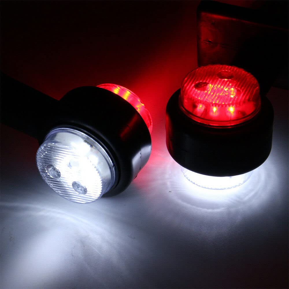 2stk LED Begrenzungsleuchten E Prüf 24V Positionsleuchten LKW Anhanger Schmitz E