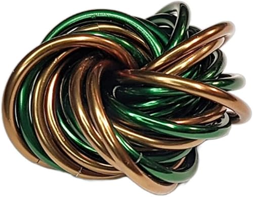 Miniatura 6 de Möbii Fidget Ball (MultiColor): Quiet Mobius ADHD Anxiety Stim Stress Relief Toy Tool for Home Travel Office or Desk (Small, Full, Pink Blue Silver)