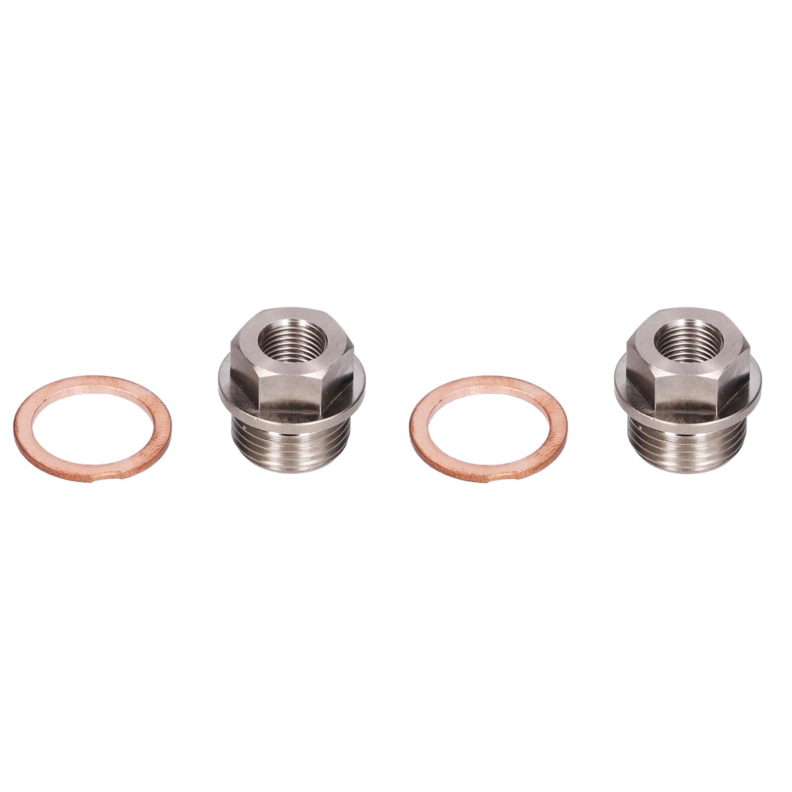 Adattatore Sensore Pressione Olio Filettatura M18x1,5 a 1/8NPT Sensore Temperatura Acqua di Scarico con Guarnizione