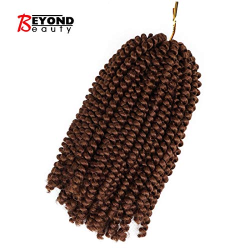 1 piece Spring Twist Crochet Braids Bomb Twist Crochet Hair Ombre Colors Synthetic Fluffy Hair Extension 8inch 110g(#30)