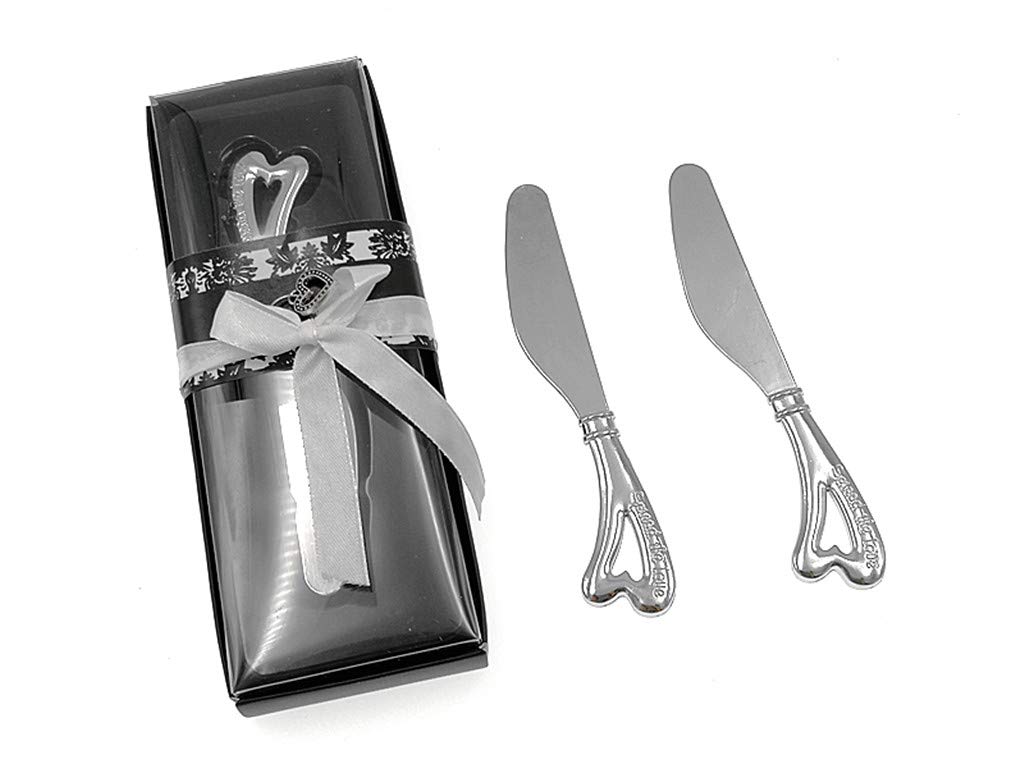 12pcs Butter Spreader Knife,Cheese Dinner Spreader Knife in Gift Box for Wedding Banquet Party Favor