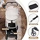 Beberoad T4 Haustier Kinderwagen Hund Katze Kinderwagen für kleine mittlere Hunde Katzen, 4 Räder Travel Folding Carrier Waterproof Puppy Stroller mit Pad, Canopy und Cup Holder, Beige