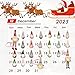 Gnome Christmas Advent Calendar 2025 with Handmade Light-Up Gnome Ornaments, 24-Day Christmas Countdown Calendar Decoration for Tree Window Mantel, Xmas Gifts for Kids Teens Boys Girls Adults Friends