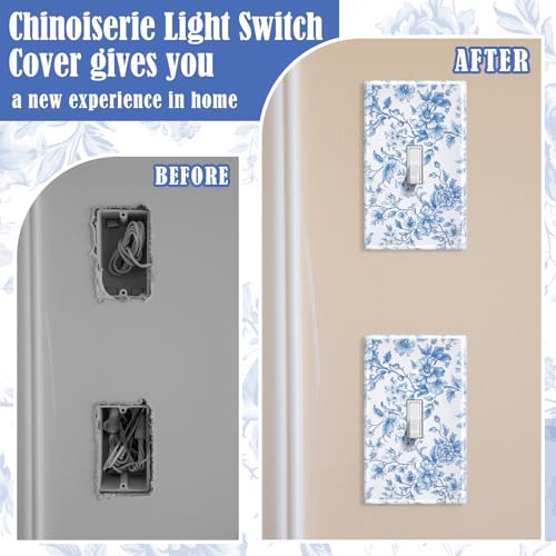Placas de cubierta de salida de luz para ocultar imperfecciones de pared 7