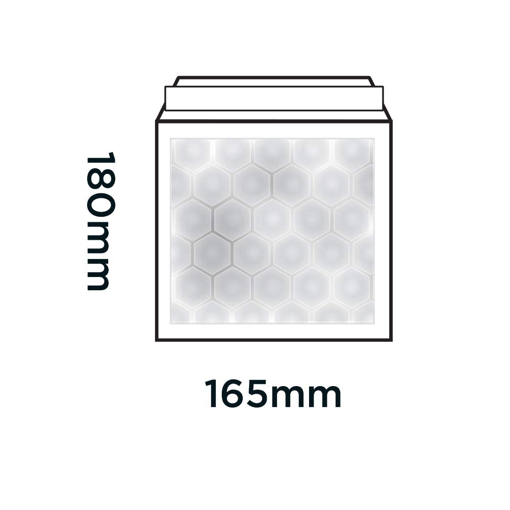 Blake Purely Packaging CD 165 x 180 mm Envolite Enveloppes à Bulles Carrées Rembourrée (CD) Blanc - Boîte de 200
