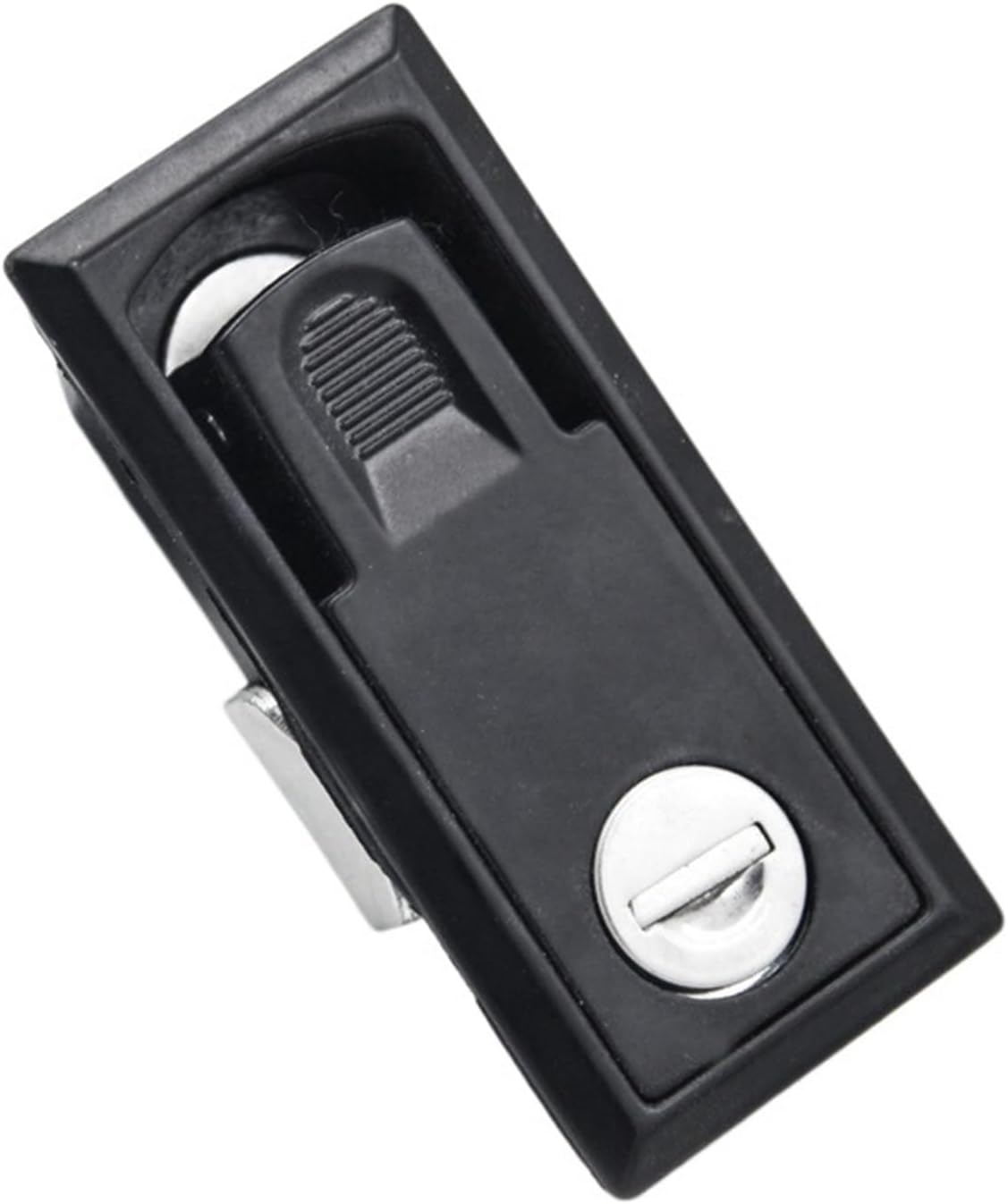 Compression Lock Cabinet Panel Lock Cam Latch for Aluminium Slanted Side Drawers 1PPcs(Sliver)