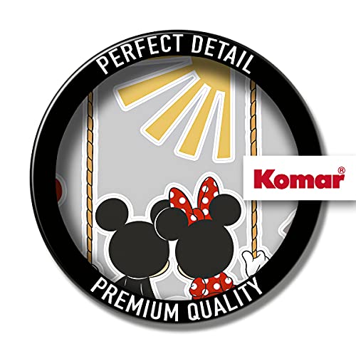 Komar Disney Wandtattoo Mickey Swing - 50 x 70 cm (Breite x Höhe) - 7 Teile - Deco-Sticker, Wandaufkleber, Wandsticker, Wanddeko, Kinderzimmer - 14093h