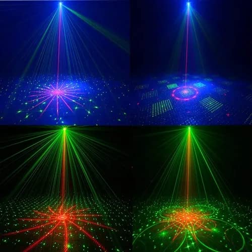 Mini luz laser, arranjo de festa de aniversário colorido Decorative starry outlet atmosfera
