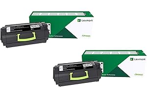 Lexmark 501H Black Toner Cartridge 2-Pack (50F1H00)