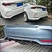 Mactoom Rear Diffuser with Left Right Splitters Compatible with Toyota Corolla 4-Door Sedan 2019-2023 Glossy Black PP Rear Bumper Diffuser Lower Lip