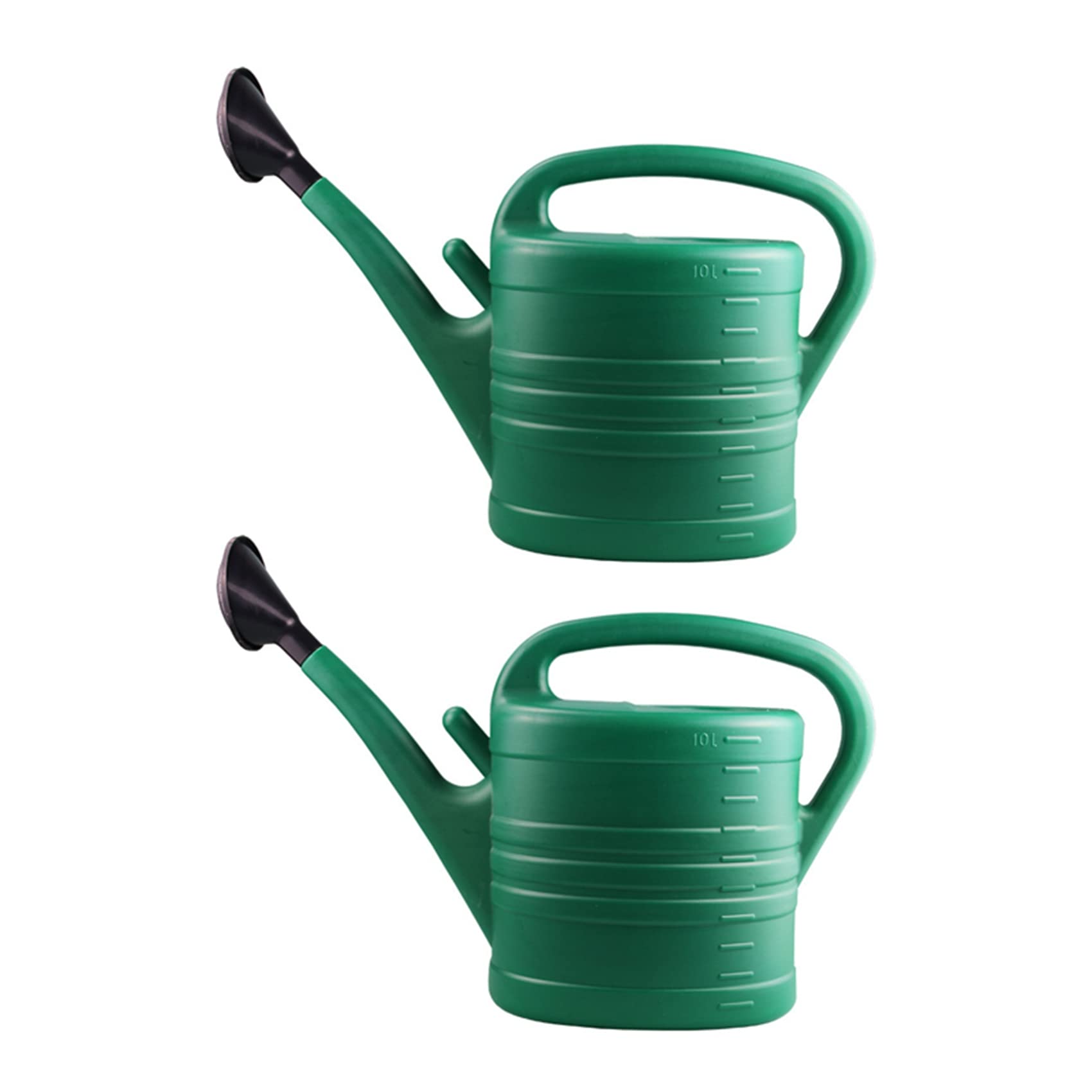 2X Arrosoir avec Verte 10 litres 2 Gallons de Bouteille d'eau de Fleur de Jardin avec Poignée Longue Bouche