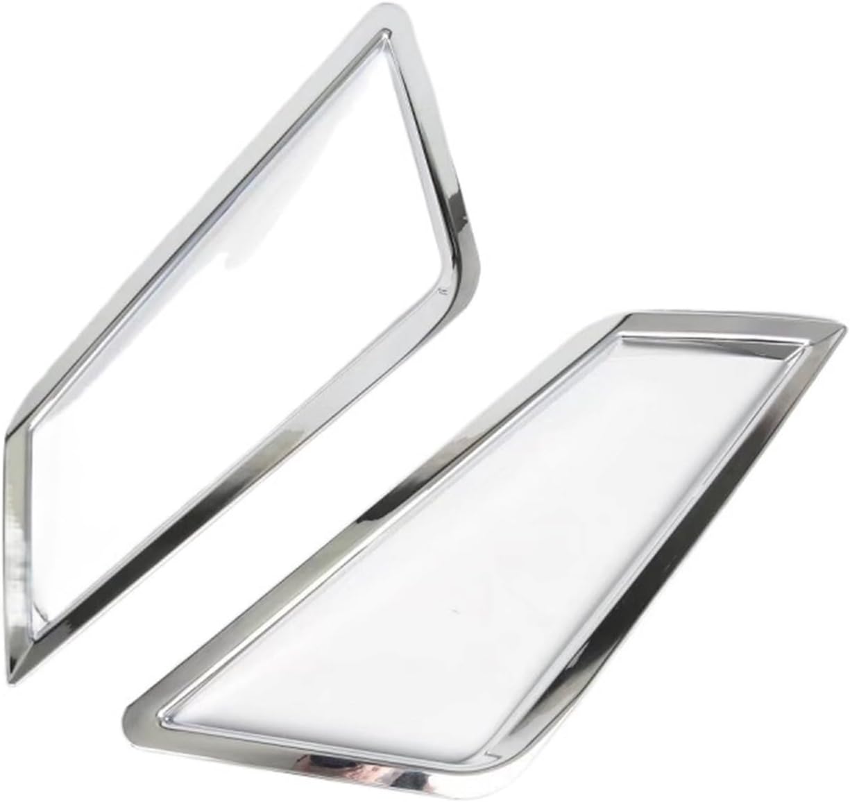 Compatible For Skoda Kodiaq 2017 2018 2019 2020 Chrome Front Rear Foglights Frame Fog Light Lamps Cover Trim Car Exterior Accessories(Model a)