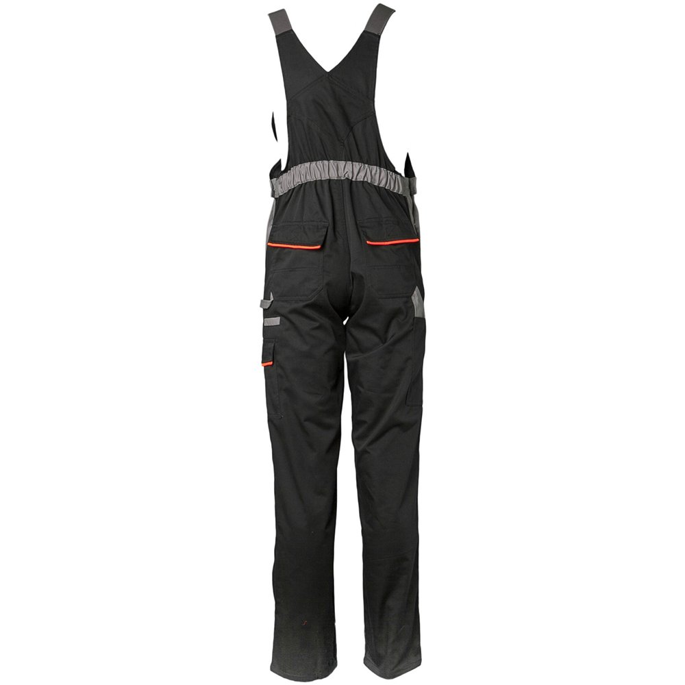 Planam Visline Peto Visline tamaño 52 en negro/naranja/zinc Unisex adulto