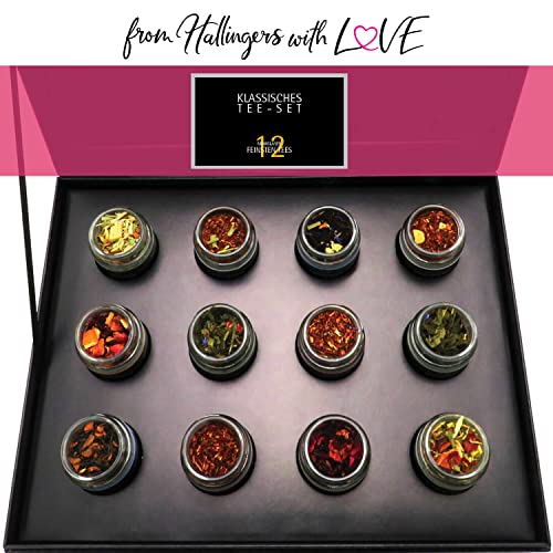 Hallingers-12er-Tee-Geschenk-Set-mit-Tee-aus-aller-Welt-115g-Klassisches-Tee-Set-Set-Passt-immer-2022-Fuer-SieFuer-Ihn-Geschenk-zu-Valentinstag-2022