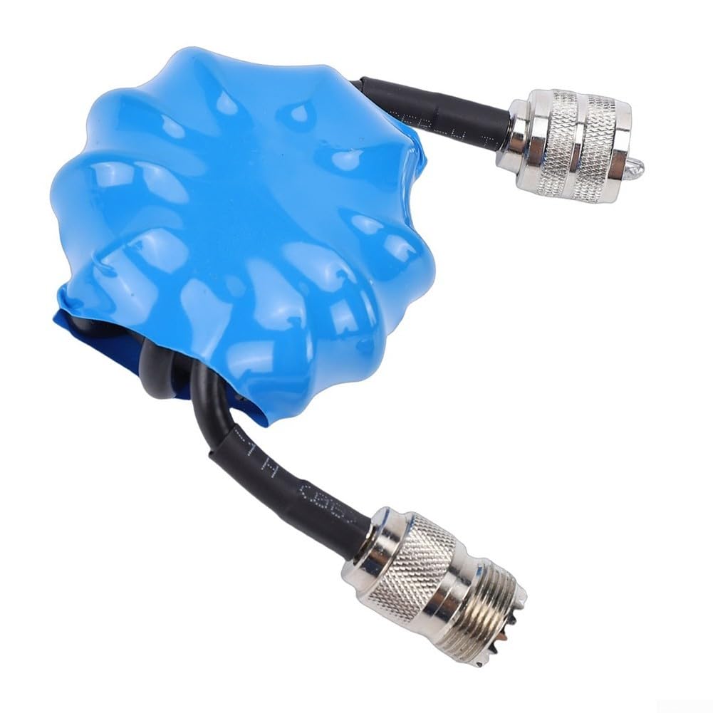 Balun de corriente 1:1 Estrangulador de modo común para antenas 1.8-30MHz 45mm ferrita 100W PEP conector RF