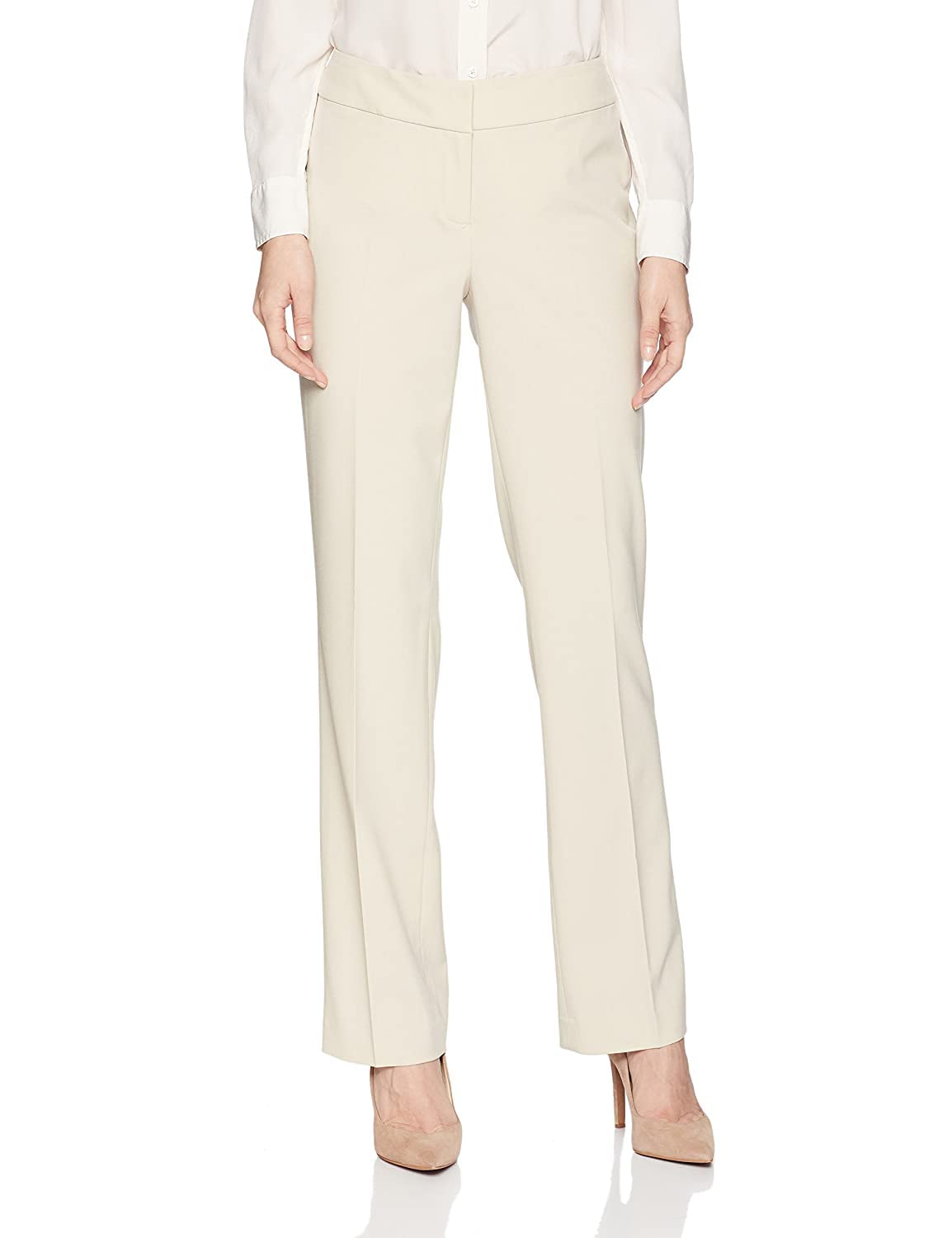 Nine West Womens Bi Stretch Crepe Trouser Pant