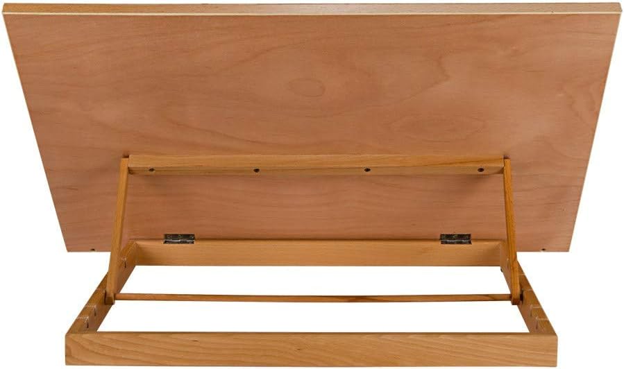SoHo Urban Artist Extra Large Adjustable Portable Drawing Board Stand Easel, 5 Positions, Natural Beechwood Finish