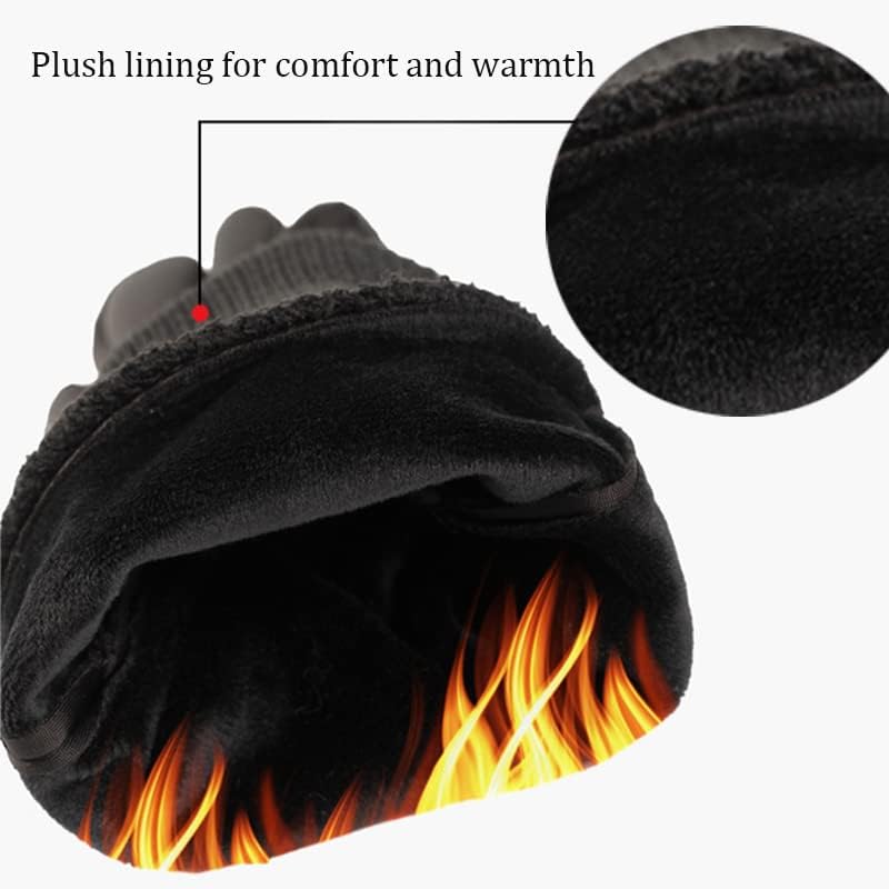 Miniatura 7 de Angjiny Guantes de invierno para hombres y mujeres guantes de pantalla táctil guantes cálidos para clima frío guantes de trabajo para congelador