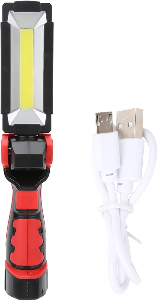 Lumière de travail COB LED avec aimant et crochet VELAMP | Brico Cash