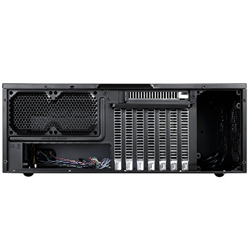 Image of Silverstone Technology GD09 Home Theater PC (HTPC) Computer Case with Faux Aluminum Design for ATX /Micro-ATX Motherboards, SST-GD09B