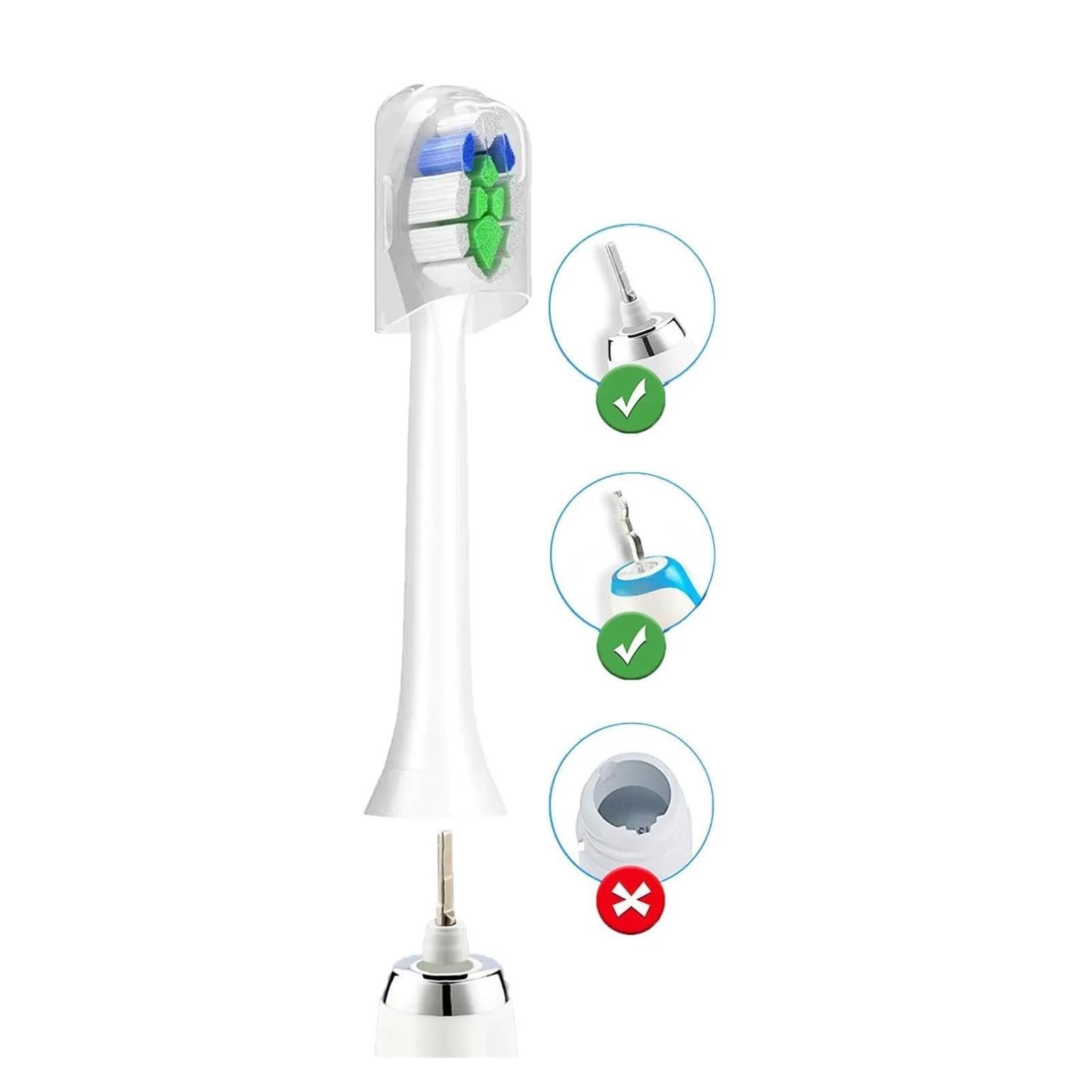 Testine Spazzolino, Compatibile Con Philips, 1100 2100 4100 5100