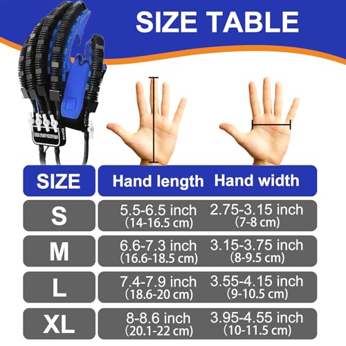 Rehabilitation Robot Glove for Stroke Hemiplegia Finger Hand Stroke Recovery Equipment for Left or Right Robotic Hand Trainer with Heating Massage Mirror Glove - Image 3