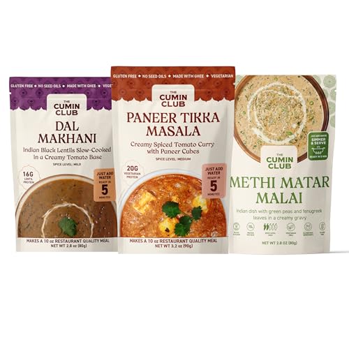 Image of The Cumin Club Variety Pack, Authentic & Flavorful Indian Food
