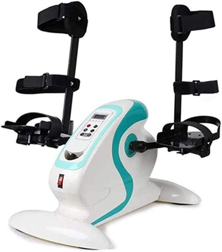 Under Desk Exercise Bike Pedal Exerciser Mini Arm and Leg Exercise Cycle Bike with LCD Display, Home Hemiplegia Rehabilitation Training Bike Machine