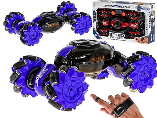 Image of 360 RC Stunt Car for Kids with Gesture Control | 2.4GHz Remote Control Car with Wrist Sensor | 4WD Double Flip Rotating Drift Off Road Toy Car for Boys Girls Gift