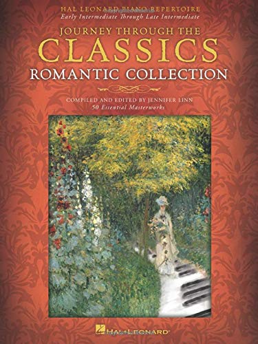 Journey Through the Classics - Romantic Collection: 50 Essential Masterworks Compiled & Edited for Piano Solo by Jennifer Linn (Hal Leonard Piano Repertoire)