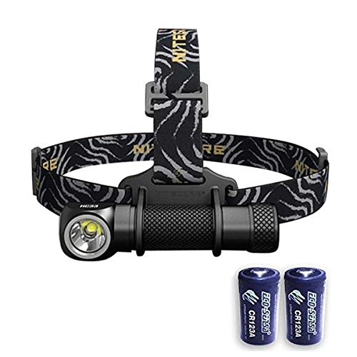 Combo: Nitecore HC33 Cree XHP35 High Intensity Headlamp - 1800 Lumen w/TIKI Mini LE Keychain Light -